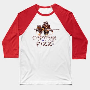 Captain Fizz meets the Blaster-trons Baseball T-Shirt